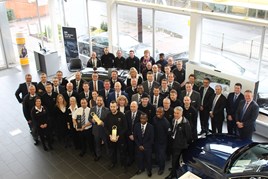 Jardine Motors Group celebrates its Audi Q awards wins at its Amersham facility