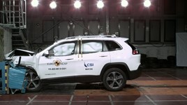 Jeep's Cherokee completed Thatcham Research's cash tests to achieve a four-star Euro NCAP rating