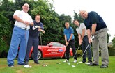 Pictured: (L-R) Steve Wood-president/secretary at Teesside Golf Club with Team Jennings – Jordan Scott, internet sales executive, Lee McGuinness, group systems co-ordinator, Martyn Hepple, group IT manager and Burt Perry, franchise manager.