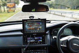 Jaguar Land Rover's autonomous XF saloon