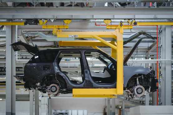 Jaguar Land Rover's (JLR) Solihull production line