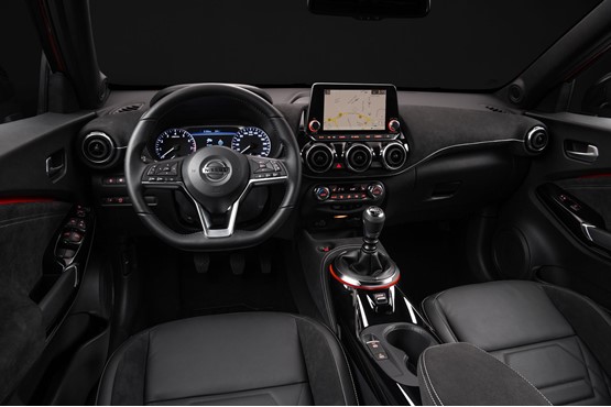 The 2020 Nissan Juke interior