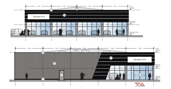 Plans for Drayton Motor's Kia Boston dealership