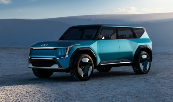 The Kia EV9 SUV concept