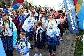 Arnold Clark employees took part in all three Kiltwalk events, raising £140,000 for charity