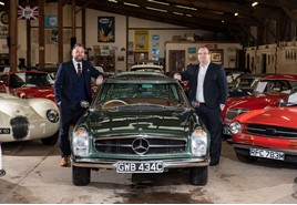 Classic & Sportscar Centre chief executive James Szkiler (left) and HSBC UK's Stephen Smith