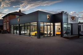 HR Owen's new Automobili Lamborghini showroom in Pangbourne, Reading