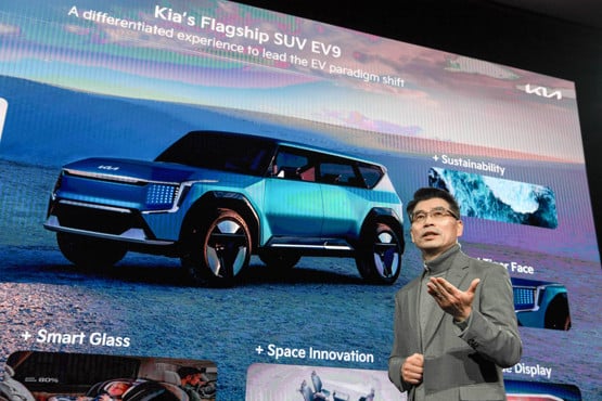 Kia's EV9 EV SUV concept was recently revealed