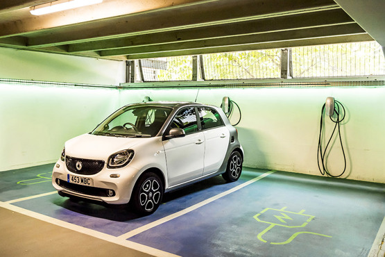 The fully-electric Smart ForFour
