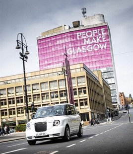 LEVC Glasgow taxi 