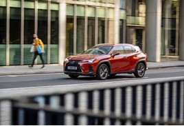 Customer promise: Lexus UX SUV on a test drive
