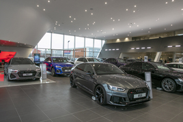 AM interviewed Lookers CEO Mark Raban at the Group's Farnborough Audi dealership