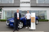 Andrew Hall, Lookers business development director and Rightcharge founder Charlie Cook