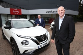 From left: Steve Eley, Lookers Nissan franchise director and Graham Stokoe, general manager, Lookers Nissan Carlisle. Photo by George Carrick Photography.