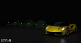 Lotus Cars future model teaser image, featuring Evija hypercar