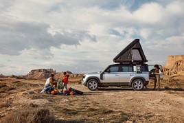 Overnight accommodation is among the new Land Rover Defender options list