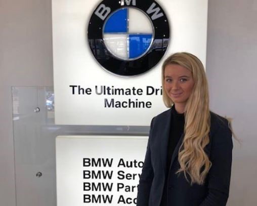 Lucy Johnson, aftersales apprentice at Marshall BMW Grimsby