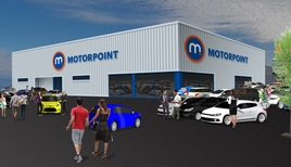 Artist's impression: Motorpoint's used car supermarket in Maidstone, Kent