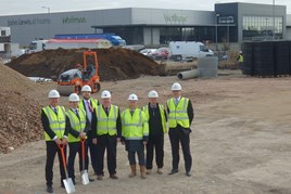 Building for the future: Marriott’s directors on-site at the four-acre Audi Ipswich site