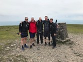 Marriott Motor Group’s directors celebrate their successful completion of their Yorkshire Three Peaks fund-raising challenge