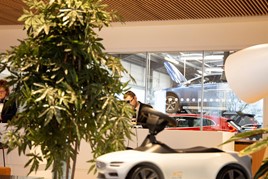 Marshall Volvo Grantham's refurbished aftersales waiting area
