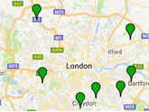 Current Mazda dealer locations, London