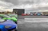 Park's Motor Group's temporary McLaren Automotive retail facility in Leeds