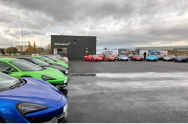 Park's Motor Group's temporary McLaren Automotive retail facility in Leeds