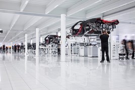 McLaren Automotive production line