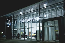 Mercedes-Benz showroom