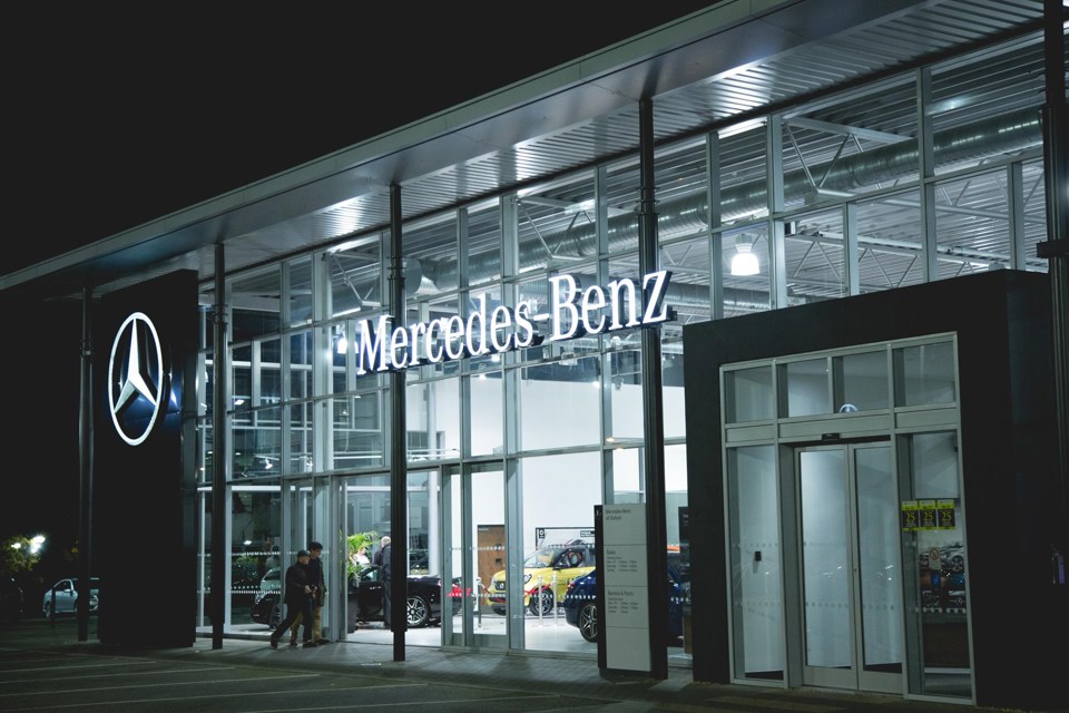 Mercedes-Benz showroom