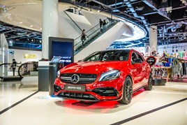 Mercedes-Benz pop-up store at the Bullring