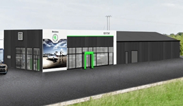 Artist's impression: Mervyn Stewart's North Down Skoda showroom