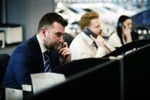 Contact centre staff answer telephone enquiries