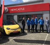 The Henson Motor Group team at MG Newcastle