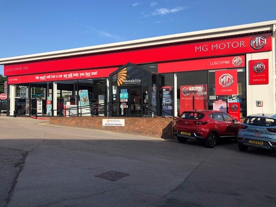 Luscombe Motors MG Motor UK dealership in Hunslet, Leeds