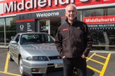 Racing Driver and Nissan GB authorised repairer Andy Middlehurst