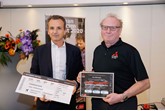 Park’s Motor Group master technician Alan Williamson (right) secured third place in Mitsubishi Motors' European Technician of the Year contest