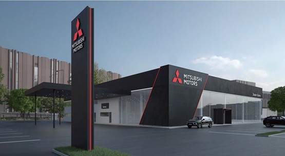 Mitsubishi Motor Corporation's (MMC) new dealer corporate identity was revealed in 2018