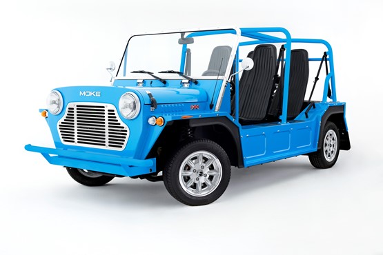 The relaunched Moke, which will be sold by Hendy Group, in Poole