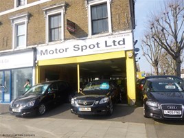 Motor Spot's premises on Uxbridge Road, London
