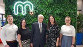 The team at Motorpoint’s new Champion House head office: Scott Greensmith, Sarah Taylor, Trevor Raybould, Cat Moseley and Rebecca Lowton