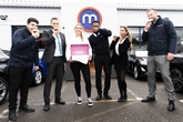Motorpoint staff celebrate Top 100 Company to Work for ranking
