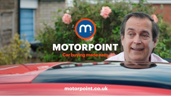 A still from Motorpoint's ‘Your Car, Your Way’ TV advertising campaign