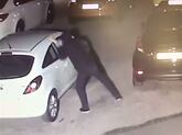 CCTV footage of attack on Murray Motor used car dealership