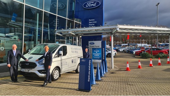 TrustFord's Muswell Soup Kitchen Transit van handover