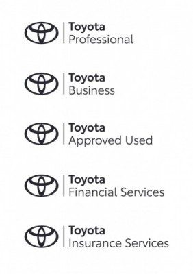 Toyota rebrand extends across various departments