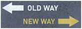 Old way, new way graphic