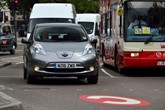 Nissan Leaf EV in London