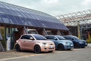 The new Fiat 500 EV range